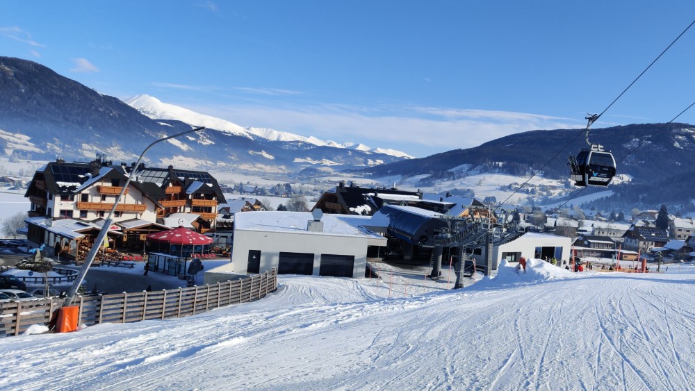 Aankomst in het dal.